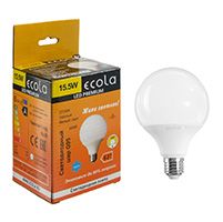 Светодиодная лампа Ecola в форме шара LED Premium 15,5W G95 E27 2700K