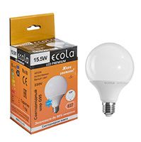 Светодиодная лампа Ecola в форме шара LED Premium 15,5W G95 E27 4000K