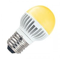 Светодиодная лампа Ecola в форме шара LED 7W G45 E27 золотистая