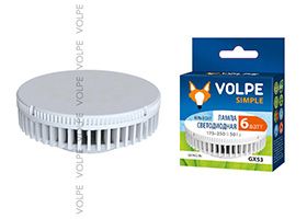 Светодиодная лампа Volpe Simple GX53 LED 6W (матовое стекло) 4500K