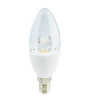 Светодиодная лампа Ecola свеча LED Premium 7W E14 прозрачная с линзой (композит) 2700K
