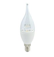 Светодиодная лампа Ecola свеча на ветру LED Premium 7W E14 прозрачная с линзой 2700K