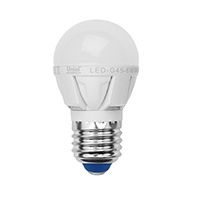 Светодиодная лампа Uniel Palazzo в форме шара LED 6W G45 E27 (матовая) 4500K