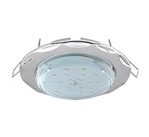 Встраиваемый потолочный светильник звезда Ecola GX53 H4 хром