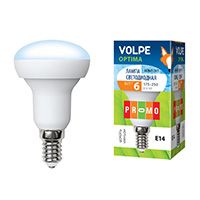 Светодиодная лампа Volpe Optima R50 LED 6W E14 (матовое стекло) 4500K