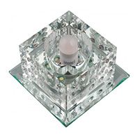 Встраиваемый светильник Fametto Luciole DLS-L116 G9 зеркальный с подсветкой кубический