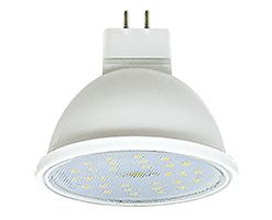 Светодиодная лампа Ecola рефлектор MR16 LED 10W GU5.3 прозрачное стекло (композит) 2800K