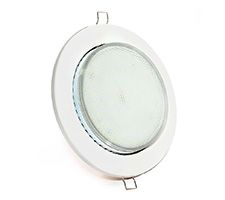 Встраиваемый легкий светильник Ecola GX70-H8 SL белый