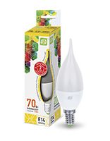Светодиодная лампа ASD Standard свеча на ветру LED 7,5W E14 (матовая) 3000K