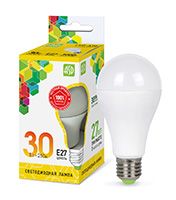 Светодиодная лампа ASD Standard шар LED 30W A65 E27 (матовая) 3000K