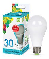 Светодиодная лампа ASD Standard шар LED 30W A65 E27 (матовая) 4000K