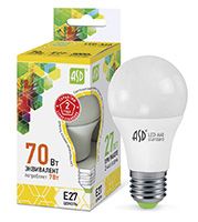 Светодиодная лампа ASD Standard шар LED 7W A60 E27 (матовая) 3000K