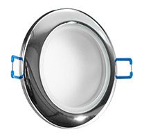 Влагозащищенный встраиваемый светильник Ecola MR16 DL80 IP65 хром