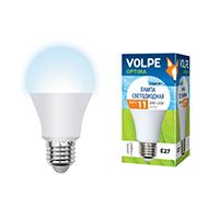 Светодиодная лампа Volpe Optima в форме шара LED 11W A60 E27 (матовое стекло) 2700K