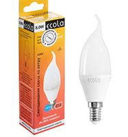 Светодиодная лампа Ecola свеча на ветру LED 8W E14 4000K