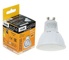 Светодиодная лампа Ecola рефлектор GU10 LED Premium 10W 4200K
