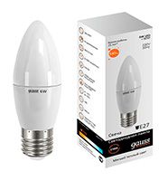 Светодиодная лампа Gauss Elementary свеча LED 6W E27 (матовая) 2700K