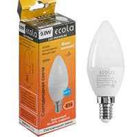 Светодиодная лампа Ecola свеча LED Premium 9W E14 (матовая) 4000K