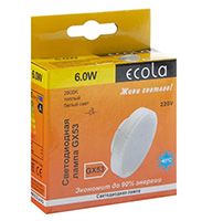 Светодиодная лампа Ecola GX53 LED 6W (матовая) 2800K