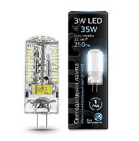 Светодиодная капсульная лампа Gauss G4 LED 3W (силикон) 4100K