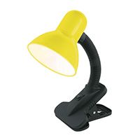 Настольная лампа Uniel Universal TLI-222 E27 с прищепкой желтый (мягкая упаковка)