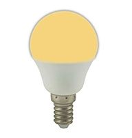Светодиодная лампа Ecola в форме шара LED Premium 8W G45 E14 золотистая