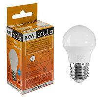Светодиодная лампа Ecola в форме шара LED 8W G45 E27 4000K