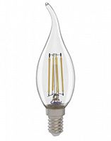 Филаментная светодиодная лампа General свеча на ветру LED 7W E14 (прозрачная) 4500K