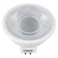 Светодиодная лампа General ECO рефлектор MR16 LED 7W GU5.3 (с диффузором) 3000K