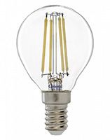 Филаментная светодиодная лампа General шар LED 7W G45 E14 (прозрачная) 4500K