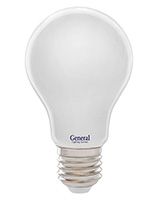 Филаментная светодиодная лампа General шар LED 8W A60 E27 (матовая) 2700K