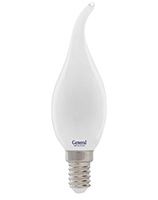 Филаментная светодиодная лампа General свеча на ветру LED 7W E14 (матовая) 2700K