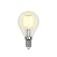 Диммируемая светодиодная лампа Uniel Air шар LED 5W G45 E14 (прозрачная) 3000K