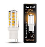 Светодиодная капсульная лампа Gauss G9 LED 4W (керамика) 2700K