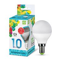 Светодиодная лампа ASD Standard шар LED 10W G45 E14 (матовая) 4000K