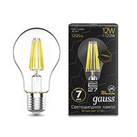 Филаментная светодиодная лампа Gauss Graphene шар LED 12W A60 E27 (прозрачная) 2700K