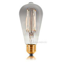Светодиодная ретро лампа Sun-Lumen LED 4W ST64 4F60 E27 (дымчатая) 2200K