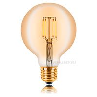 Светодиодная ретро лампа Sun-Lumen LED 4W G95 4F38 E27 (золотистая) 2200K