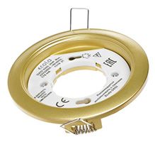 Встраиваемый легкий светильник Ecola GX53 5355 золото