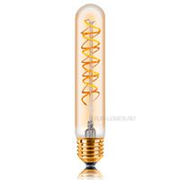Диммируемая светодиодная ретро лампа Sun-Lumen LED 4W T30-150 E27 (золотистая) 2200K