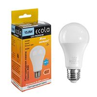 Светодиодная лампа Ecola в форме шара LED Premium 15W A60 E27 6500K