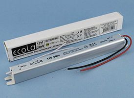 Блок питания Ecola для светодиодной ленты 20W IP20 220V-12V тонкий