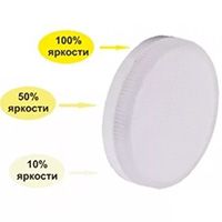 Светодиодная лампа Ecola GX53 LED Premium 10W со ступенчатым диммированием (матовая) 2700K