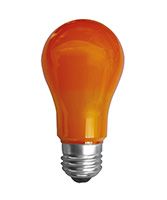 Светодиодная лампа Ecola шар LED 12W A60 E27 (матовая) оранжевая
