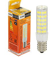Светодиодная лампа Ecola T25 5,5W E14 340° (прозрачная) 4000K
