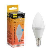 Светодиодная лампа Ecola свеча LED Premium 10W E14 (матовая) 2700K