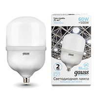 Светодиодная лампа Gauss Elementary T160 LED 60W E27 (матовая) 6500K