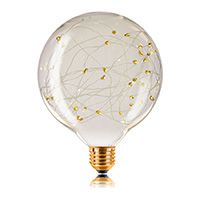 Декоративная светодиодная лампа Sun-Lumen Starry LED 1,5W G125 E27 (прозрачная) 2200K