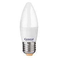 Светодиодная лампа General свеча LED 10W E27 (матовая) 6500K