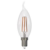 Диммируемая светодиодная лампа Uniel Air свеча на ветру LED 9W E14 (прозрачная) 3000K